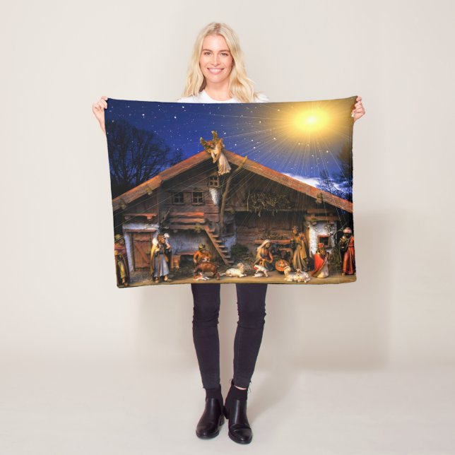 Nativity of Jesus Christ Fleece Blanket (In Situ)