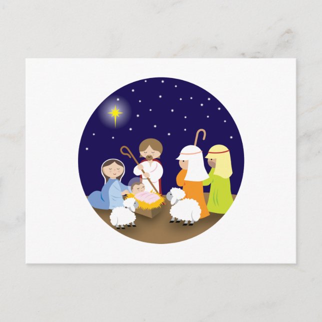 Nativity of the Lord Holiday Postcard (Front)