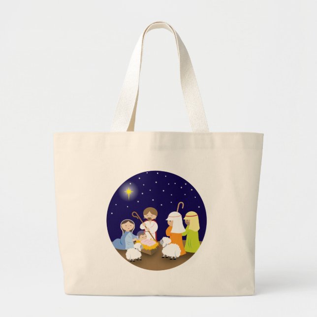 Nativity of the Lord Large Tote Bag (Front)