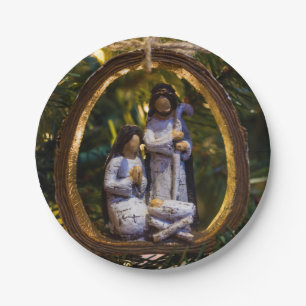 Nativity Ornament Paper Plate