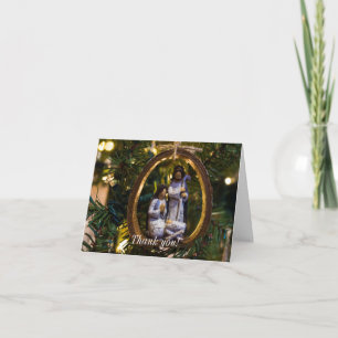 Nativity Ornament Thank You Card