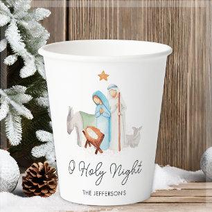 Nativity Religious Christmas  Paper Cups