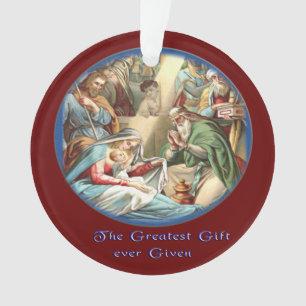 Nativity  scence ornament