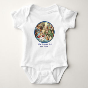 Nativity Scene Baby Bodysuit