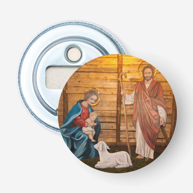Nativity scene bottle opener (Front)