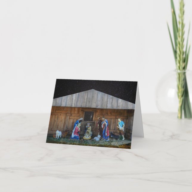Nativity Scene Card (Front)