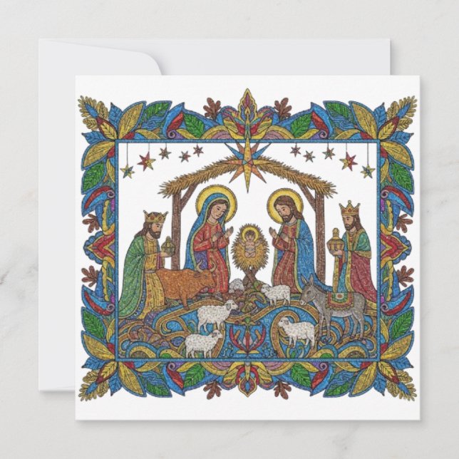 NATIVITY SCENE CARD (Front)