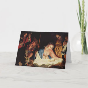 Nativity Scene Card