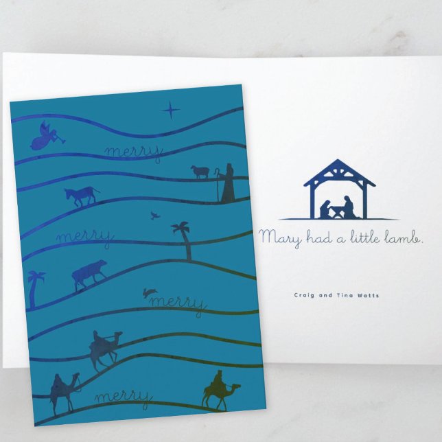 Nativity Scene Christian Christmas Card (Creator Uploaded)