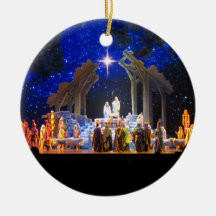 Nativity Scene Christmas Ornament