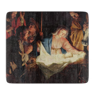 Nativity Scene Cutting Board