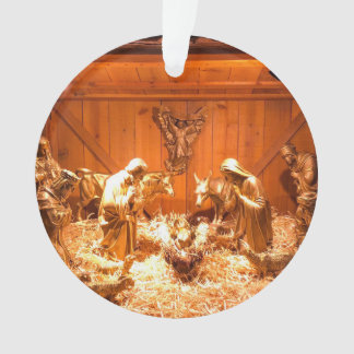 Nativity Scene From A Church  Ornament