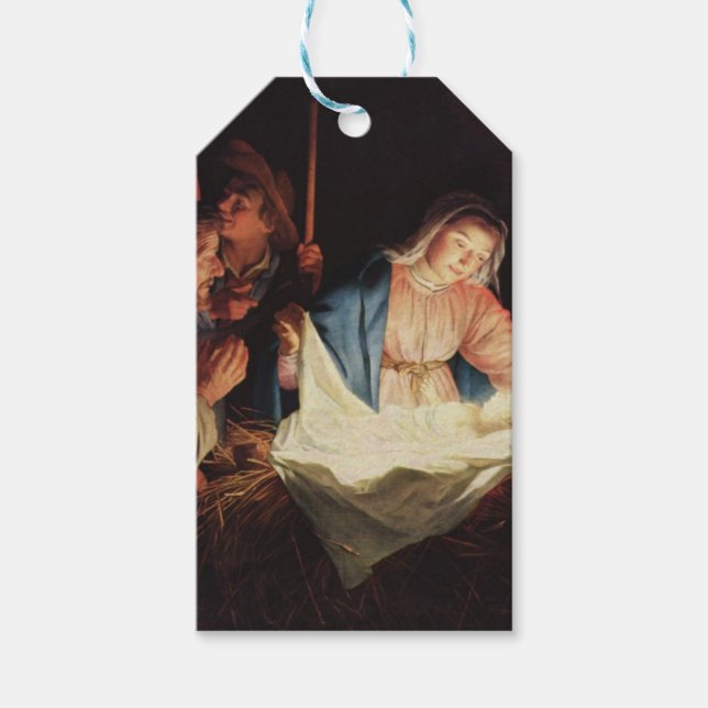 Nativity Scene Gift Tags (Front)
