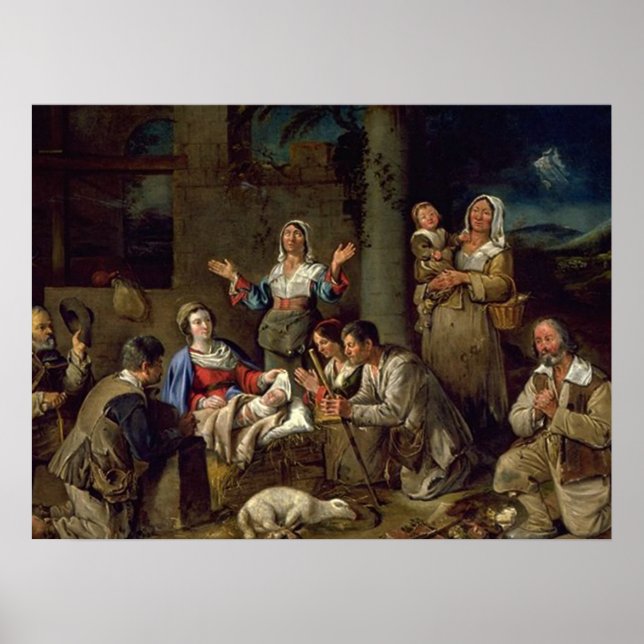 Nativity Scene Gifts for Christmas Poster (Front)