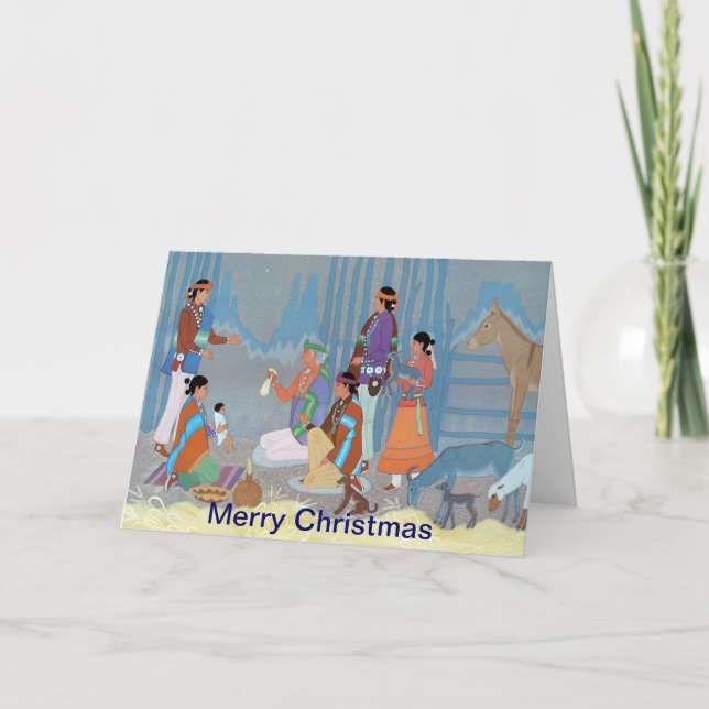 Nativity Scene Holiday Card (Front)