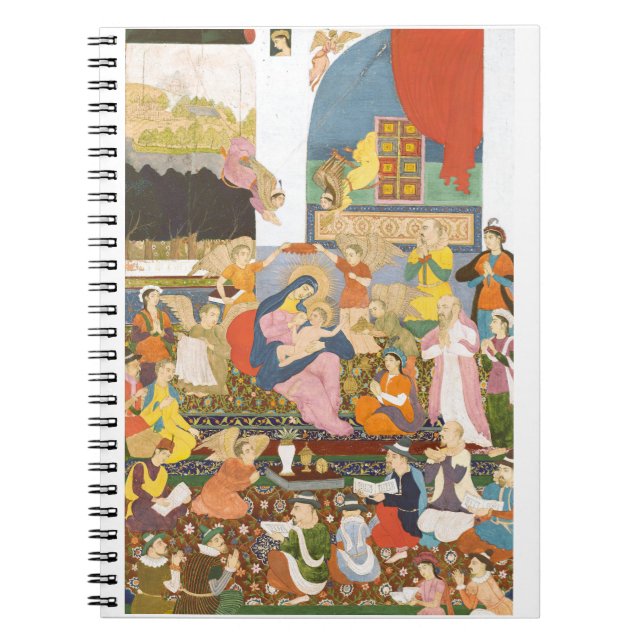 Nativity scene in indian style notebook (Front)