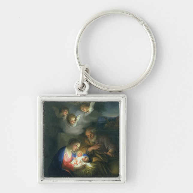 Nativity Scene Key Ring (Front)