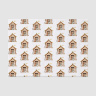 Nativity Scene Mary Joseph Baby Jesus Christmas Tissue Paper