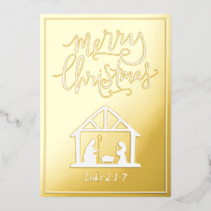 Nativity Scene Merry Christmas
