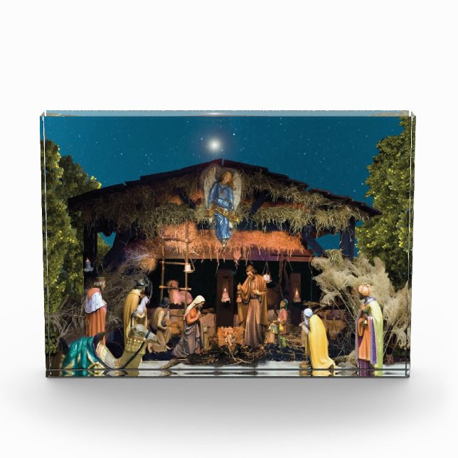 Nativity Scene Photo Block (Front)