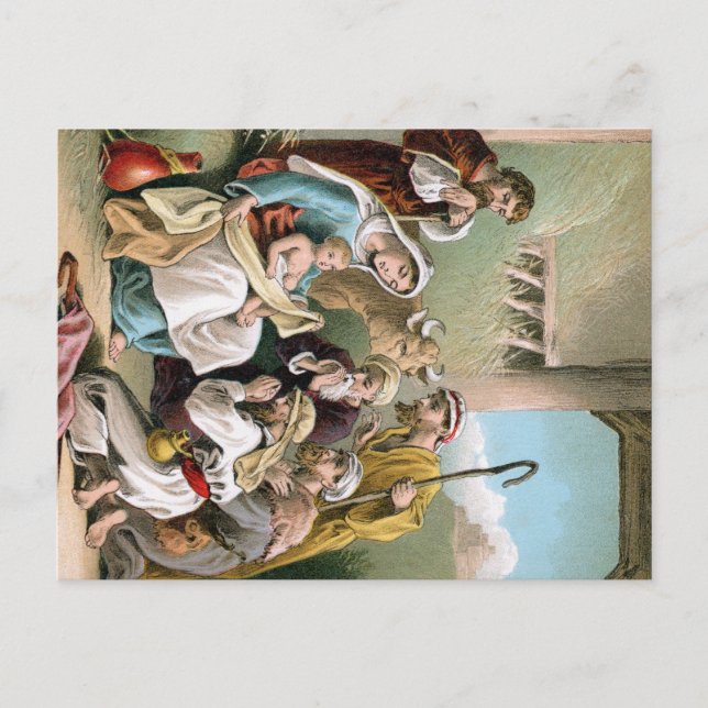 Nativity Scene Postcard (Front)