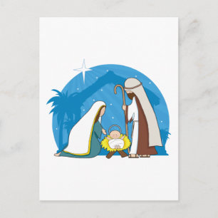 Nativity Scene Postcard