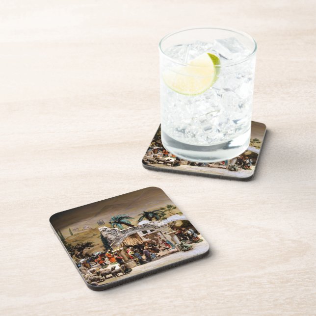 Nativity Scene Setup for Christmas Coaster (Right Side)