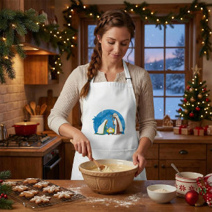 Nativity Scene Standard Apron