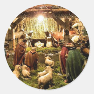 nativity scene sticker