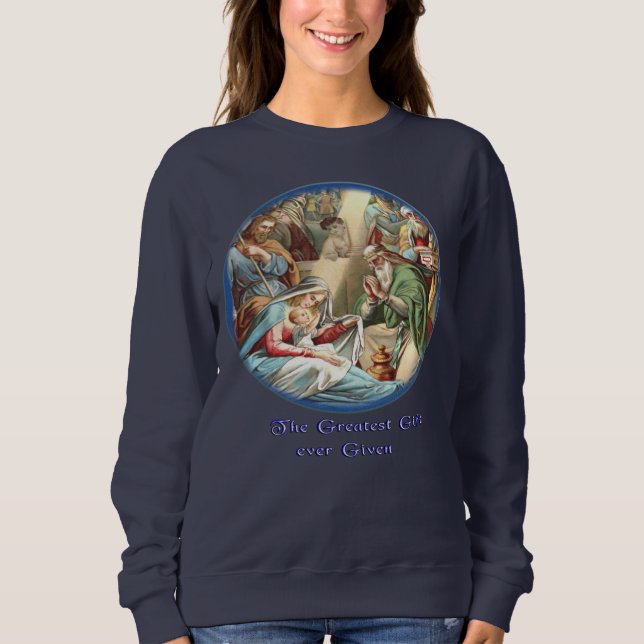 Nativity Scene Sweatshirt (Front)
