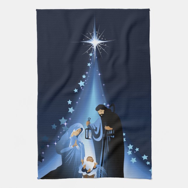 Nativity scene tea towel (Vertical)