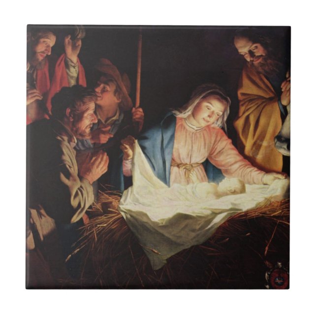 Nativity Scene Tile (Front)