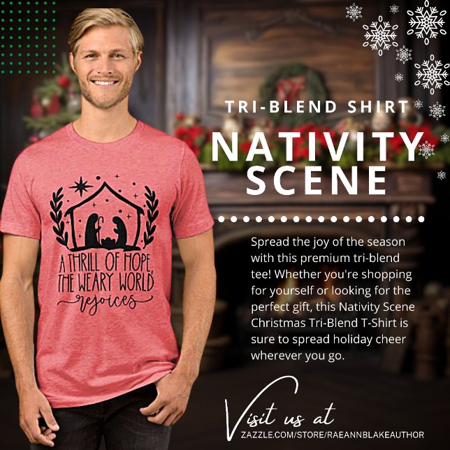 Nativity Scene  Tri-Blend Shirt (Creator Uploaded)