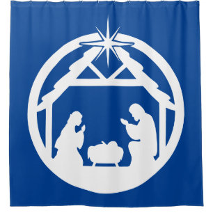 Nativity Shower Curtain