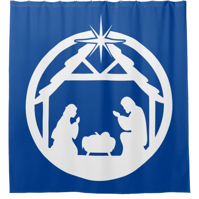 Nativity Shower Curtain (Front)