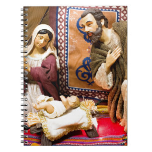 Nativity Spiral Notebook