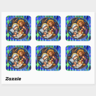 Nativity Square Sticker