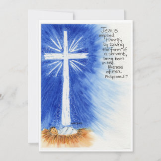 Nativity Star Holiday Card