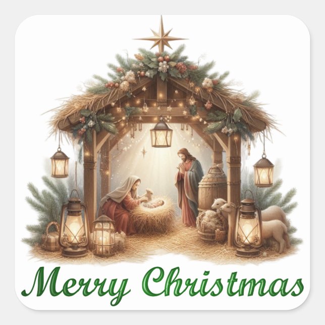Nativity Stickers (Front)