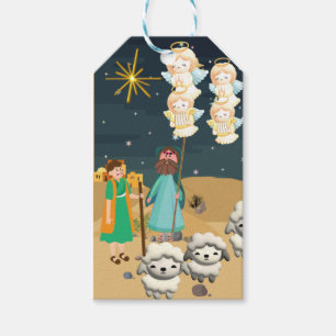 Nativity The Shepherds Gift Tags