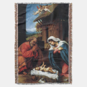 Nativity Throw Blanket