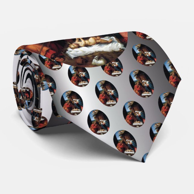 Nativity Tie (Rolled)