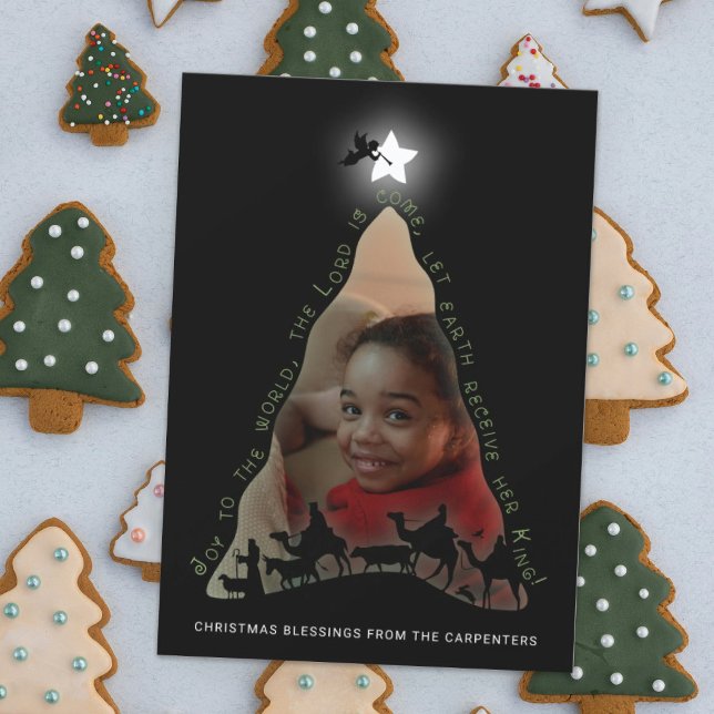 Nativity Tree Photo Card (Creator Uploaded)