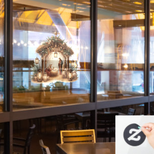 Nativity Window Cling