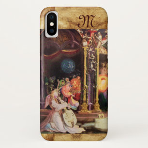 NATIVITY WITH ANGELS - MAGIC OF CHRISTMAS monogram Case-Mate iPhone Case