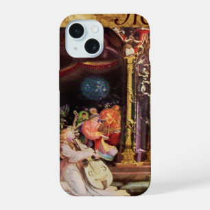 NATIVITY WITH ANGELS - MAGIC OF CHRISTMAS monogram iPhone 15 Case