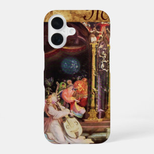 NATIVITY WITH ANGELS - MAGIC OF CHRISTMAS monogram iPhone 16 Case