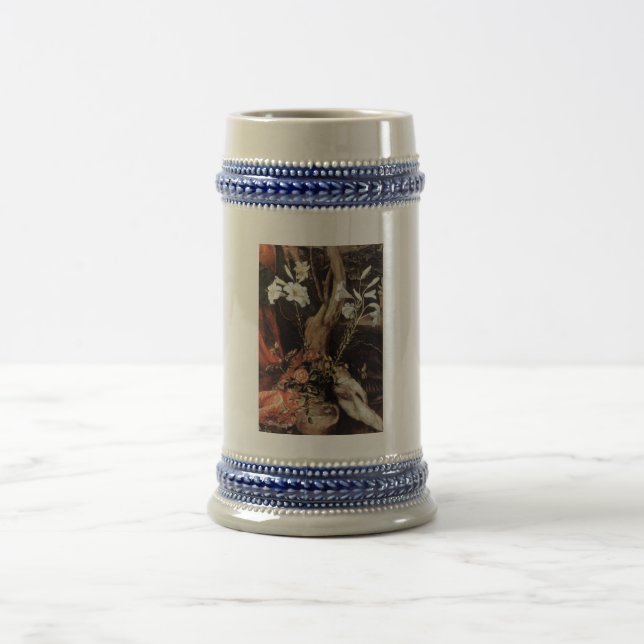 NATIVITY WITH WHITE LILLES - MAGIC OF CHRISTMAS BEER STEIN (Center)