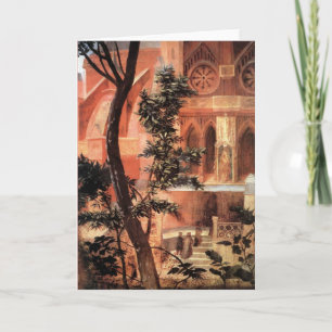 NATIVITY WITH WHITE LILLES - MAGIC OF CHRISTMAS HOLIDAY CARD