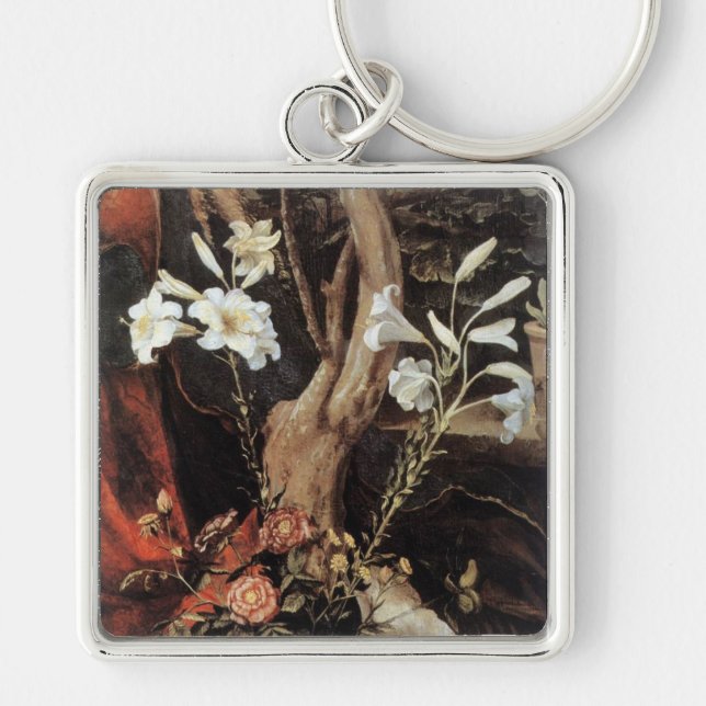 NATIVITY WITH WHITE LILLES - MAGIC OF CHRISTMAS KEY RING (Front)